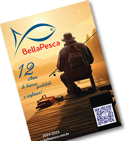 Capa do catálogo de produtos BellaPesca
