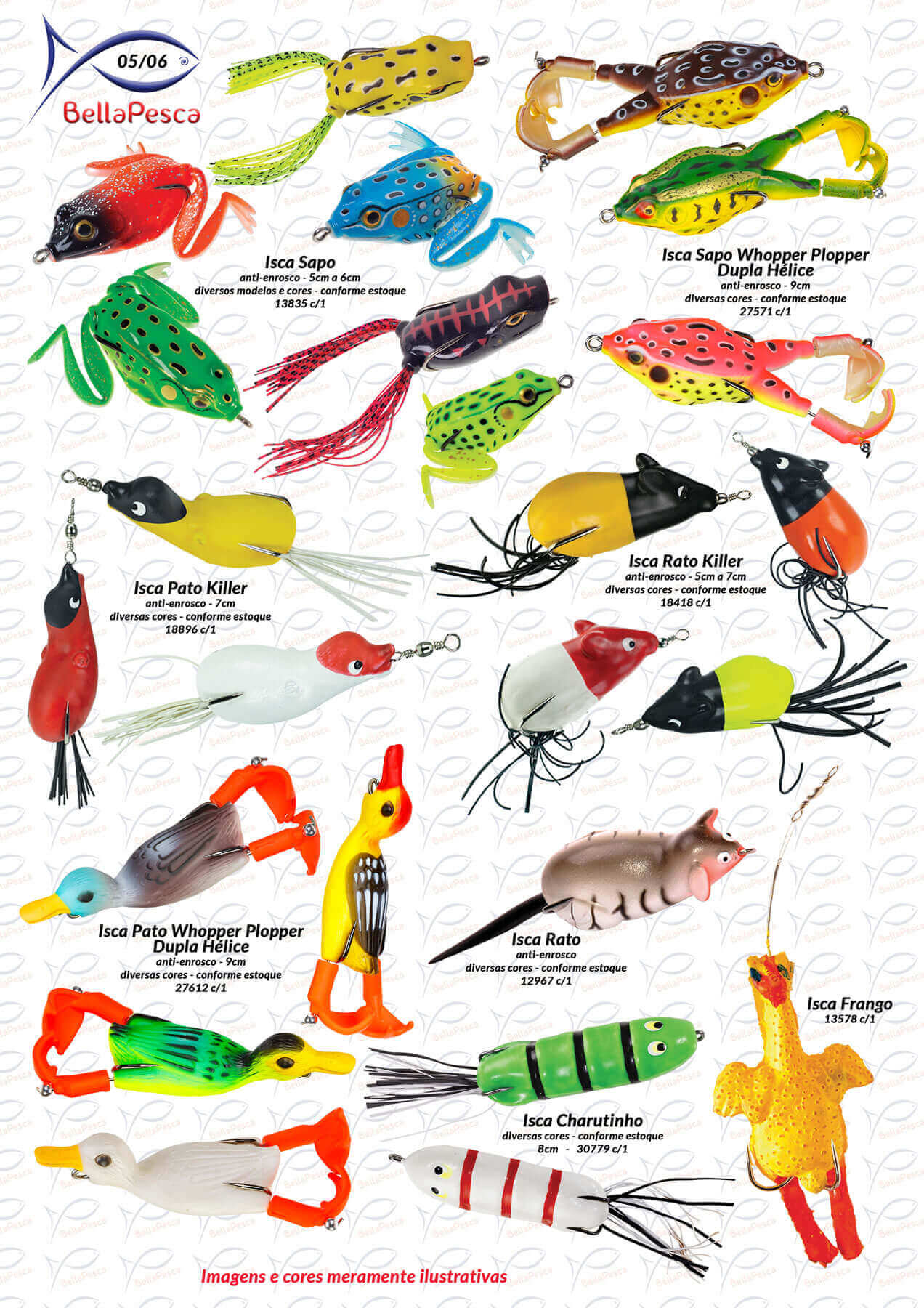 Página 05 do Catálogo BellaPesca 2025/2026 | Iscas artificiais