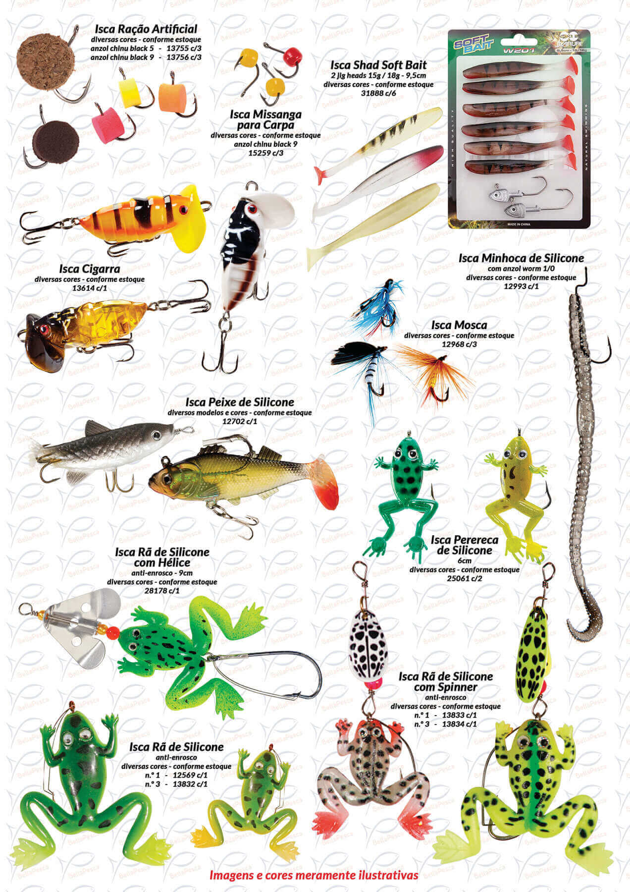 Página 06 do Catálogo BellaPesca 2025/2026 | Iscas artificiais