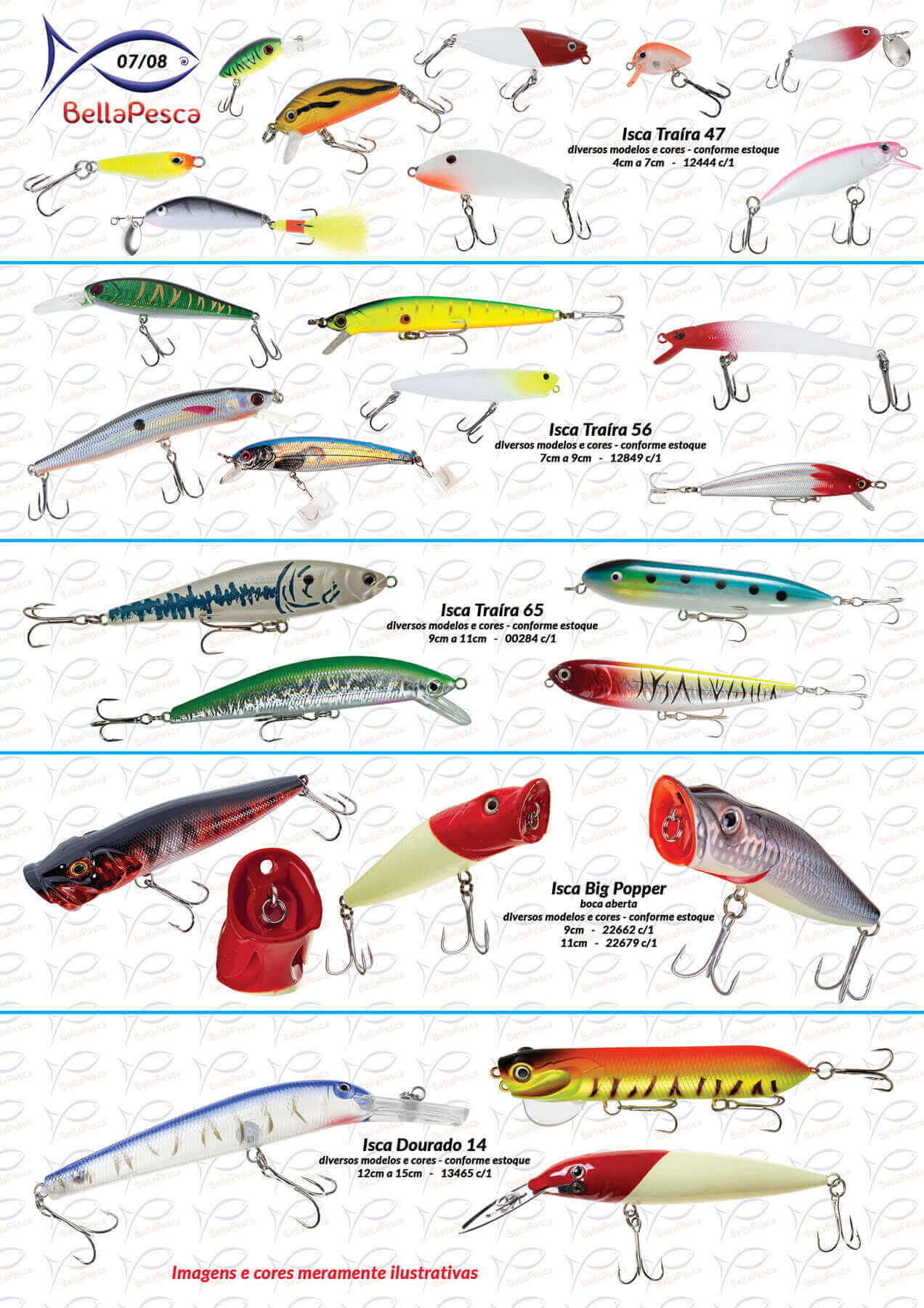 Página 07 do Catálogo BellaPesca 2025/2026 | Iscas artificiais