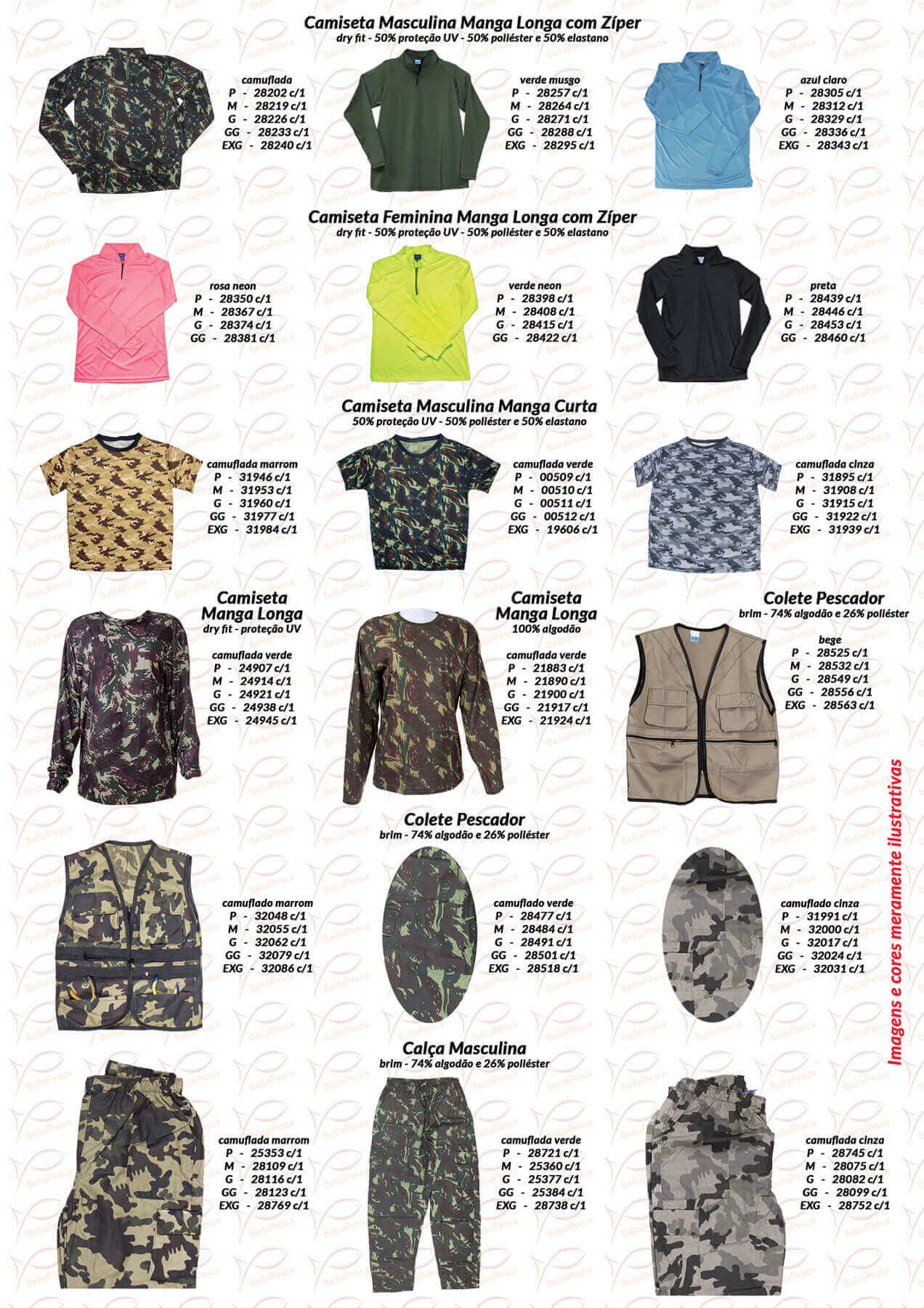 Página 24 do Catálogo BellaPesca 2025/2026 | Vestuário