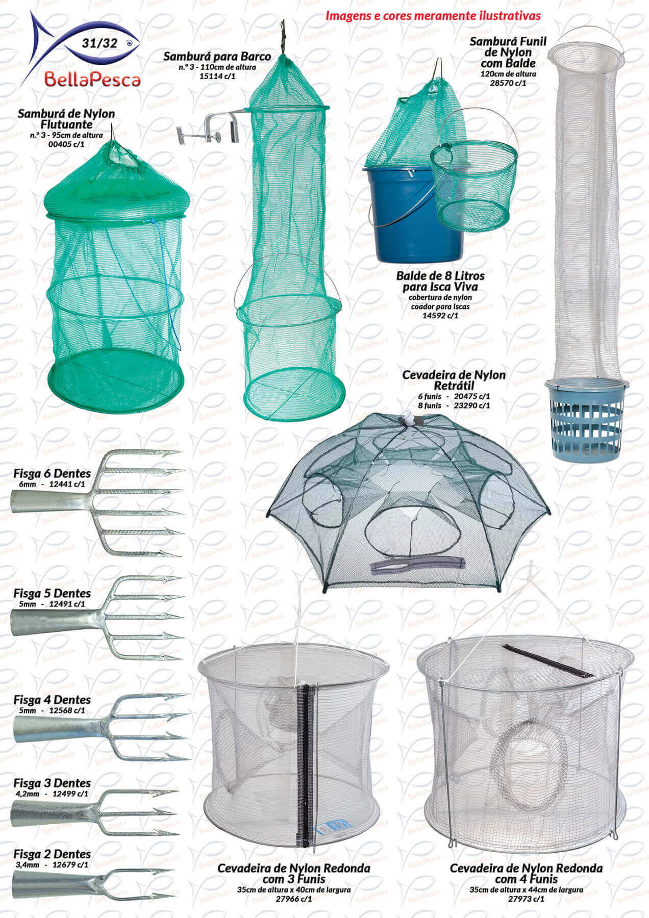 Página 31 do Catálogo BellaPesca 2025/2026 | Samburás e fisgas