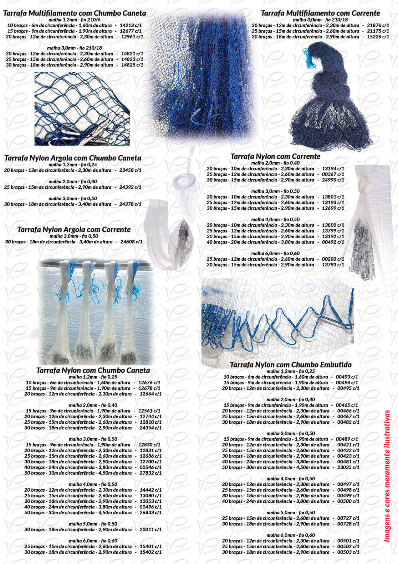 Página 32 do Catálogo BellaPesca 2025/2026 | Tarrafas