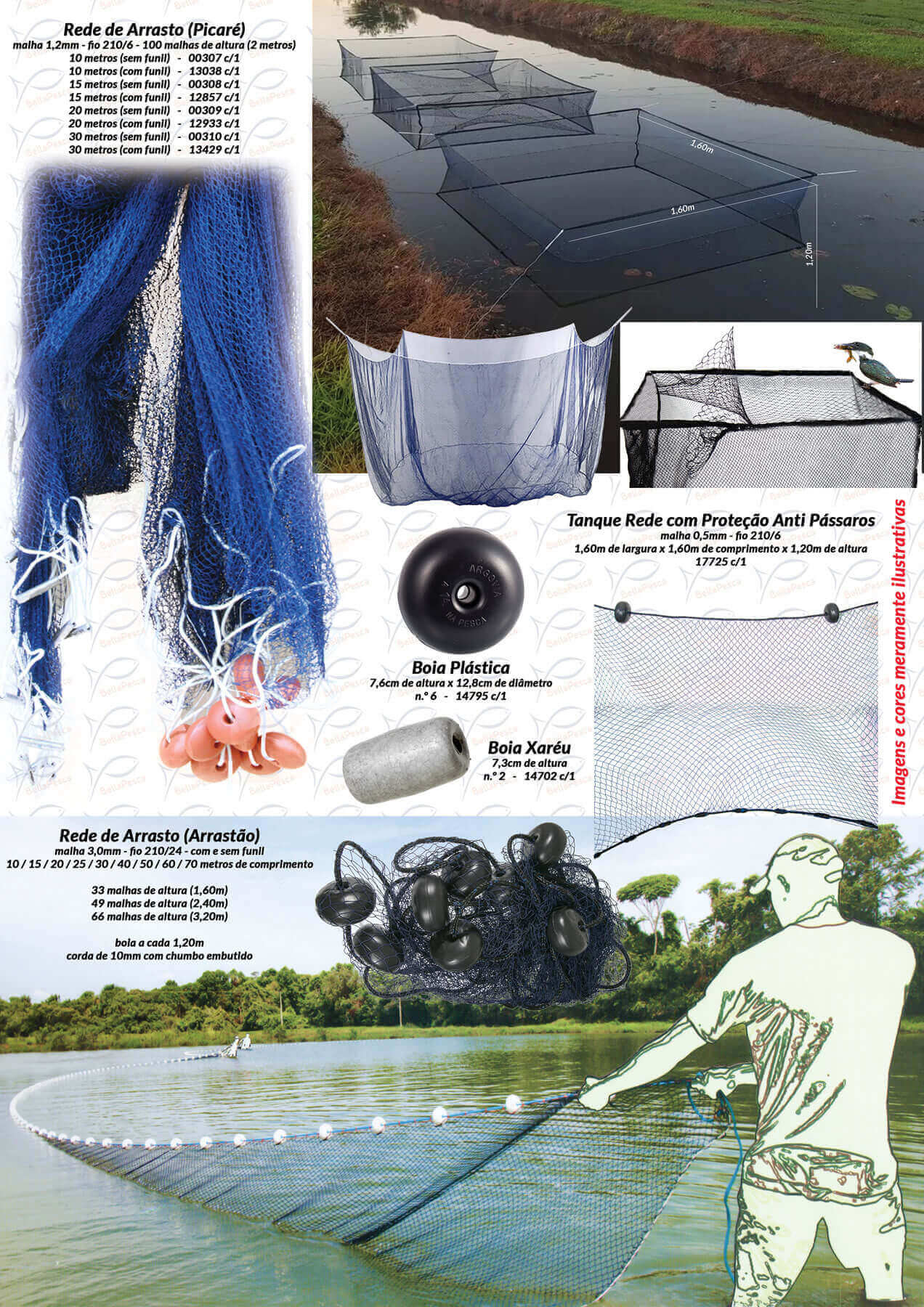 Página 34 do Catálogo BellaPesca 2025/2026 | Redes de arrasto e picaré