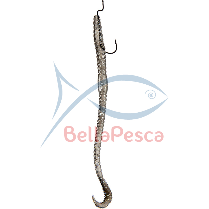 Anzol worm hook com minhoca