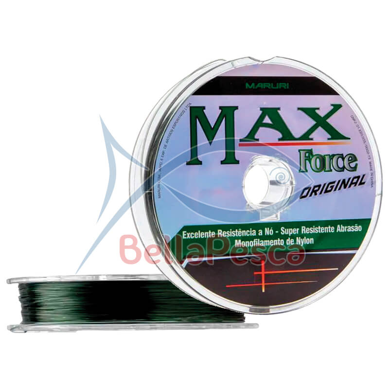 Linha monofilamento Max Force com 100 metros - Verde