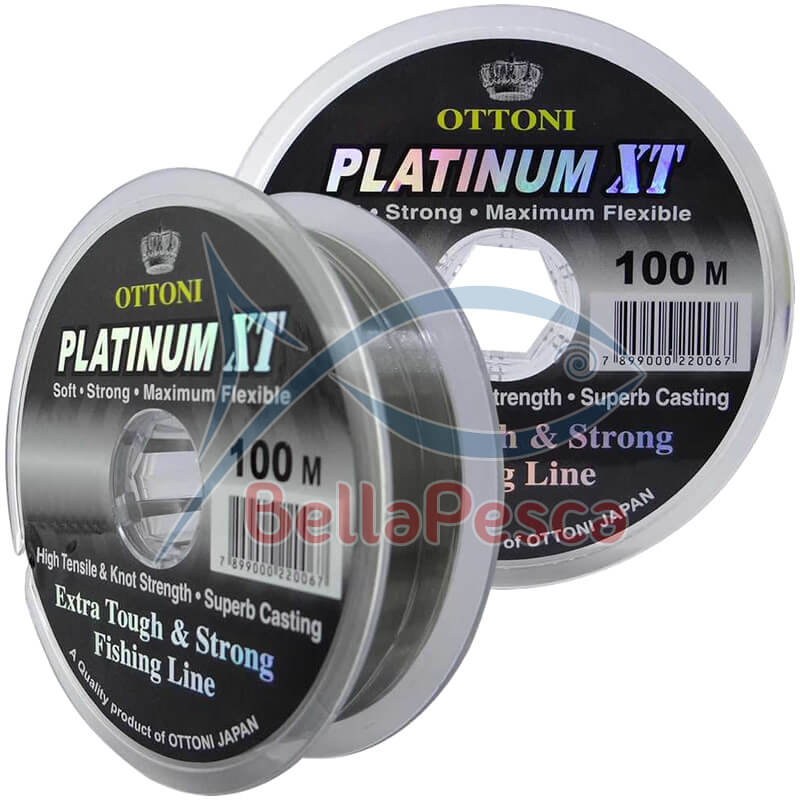 Linha monofilamento Platinum XT com 100 metros