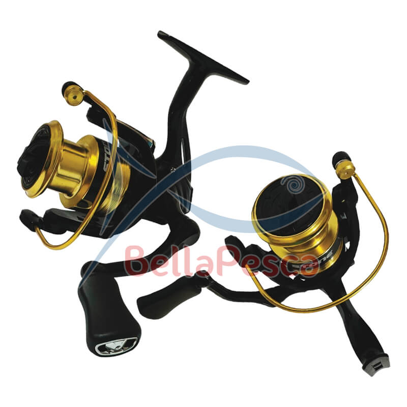 Molinete 5 rolamentos - Carretel de alumínio - Anti-Reverso